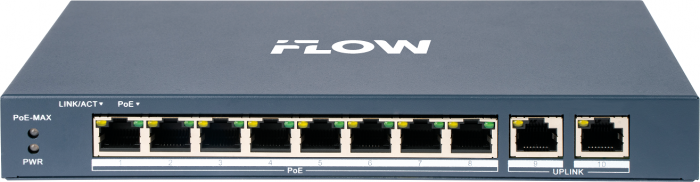 Коммутатор с PoE iFlow F-SW-EM410POE-VM/L