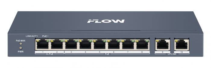 Коммутатор с PoE iFlow F-SW-EM410HPOE-VM