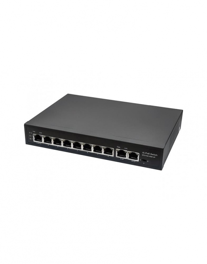 PoE коммутатор Fast Ethernet на 10 RJ45 портов NST NS-SW-8F2F-P