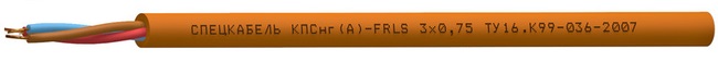 Кабель для систем противопожарной защиты огнестойкий, групповой прокладки, с пониженным дымо- и газовыделением КПСнг(А)-FRLS 4x0,35 Спецкабель