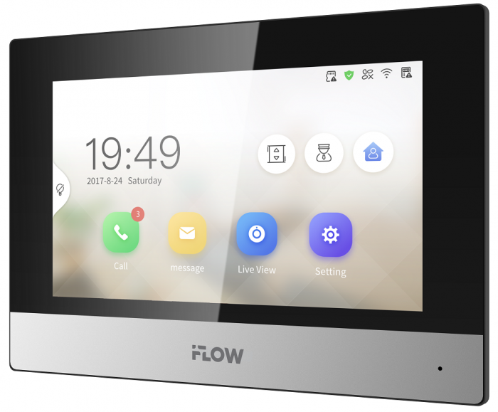 Гибридный IP видеодомофон iFlow F-VI-3442HPWE1