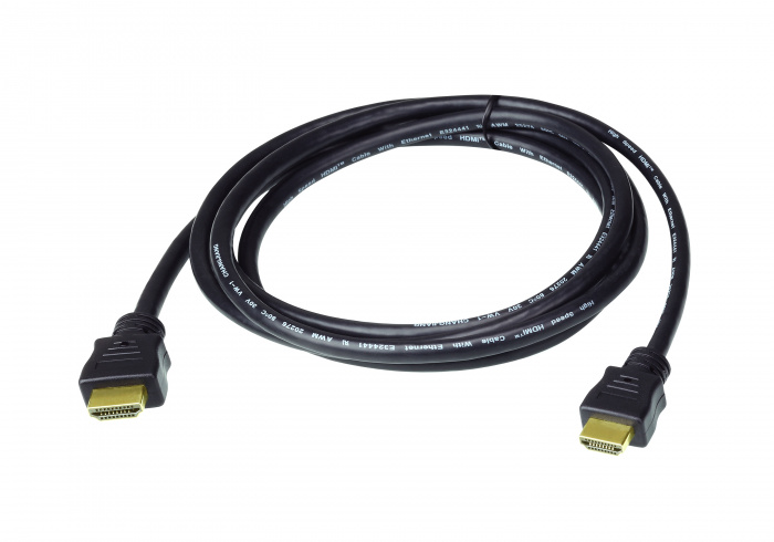 Высокоскоростной кабель True 4K HDMI с поддержкой Ethernet (2 м) ATEN 2L-7D02H-1