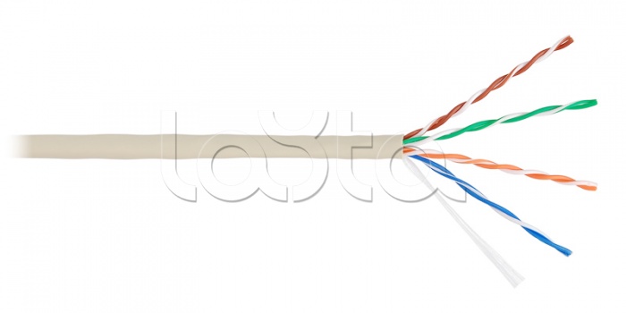 Кабель связи симметричный, для широкополосного доступа LAN UTP 4x2x24AWG кат.5e внутренний (NKL 9100A-IY) NIKOMAX (305 м)