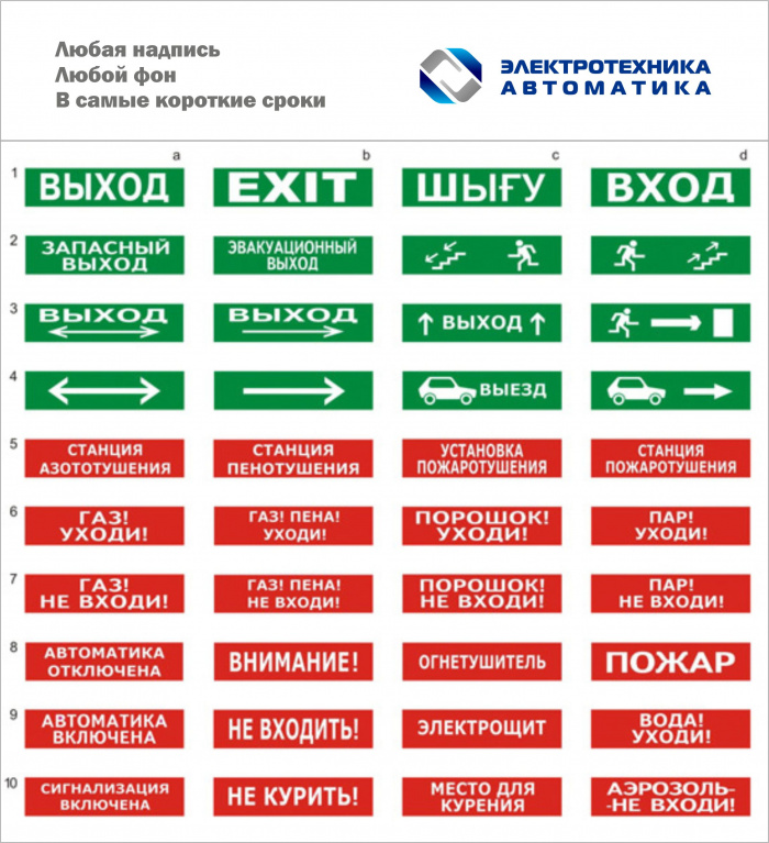 Оповещатель табло световое Электротехника и Автоматика ЛЮКС-220 &quot;Электротехника и автоматика&quot;