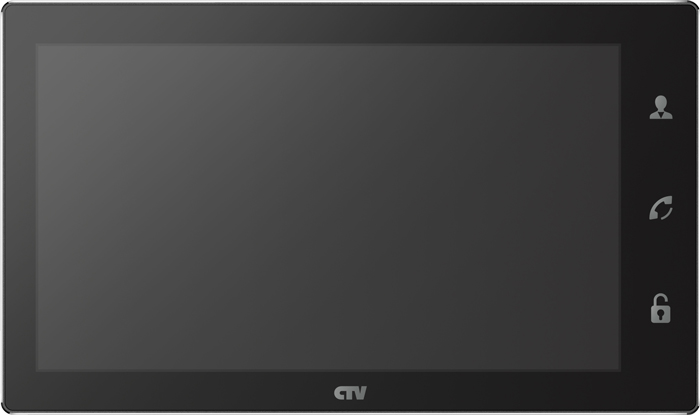 Монитор видеодомофона CTV-M4106AHD (черный)