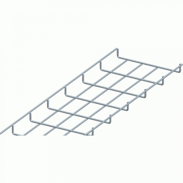 Лоток проволочный 50х150мм, Ф3.8мм, оцинкованный, 3 метра LANMASTER (LAN-MT50x150-3.8EZ)