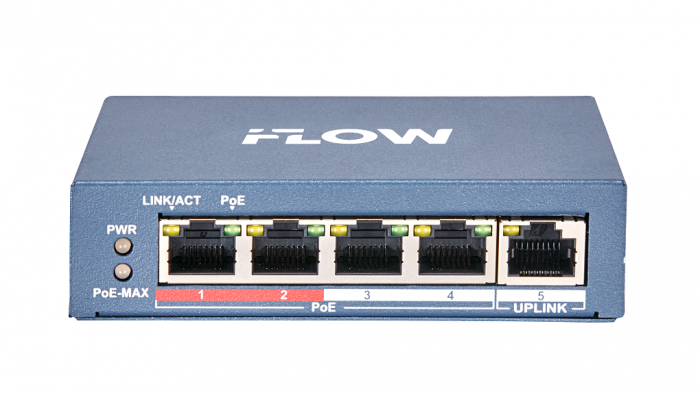 Коммутатор с PoE iFlow F-SW-EU205POE-V