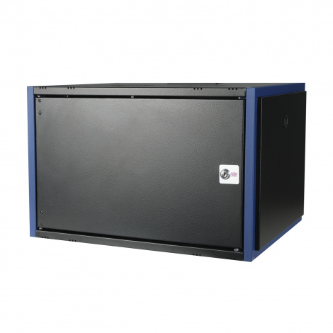 Шкаф настен. 19&quot;, 7U 600х450, дв. мет, чер. Datarex DR-610011