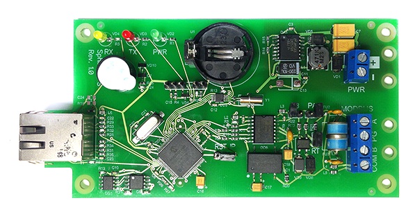 Преобразователь интерфейса SIGUR Rubezh - Преобразователь интерфейса (Modbus&lt;-&gt;Ethernet)