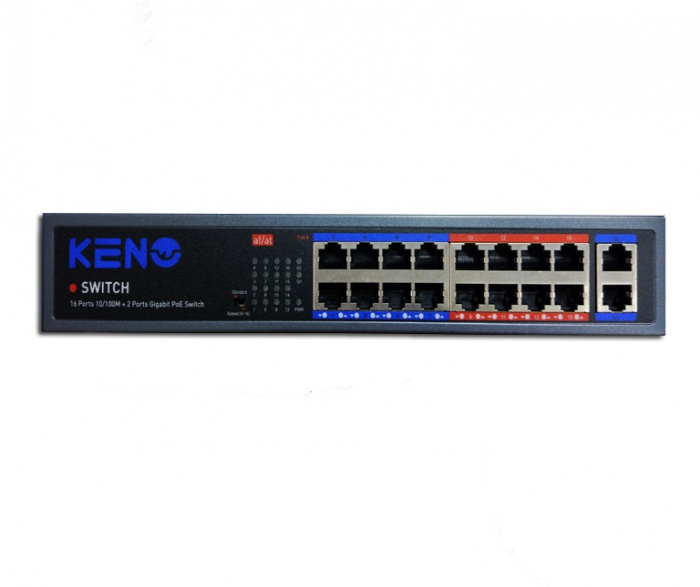 Коммутатор KENO KN-SW1602POE+