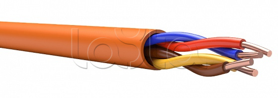 Кабель огнестойкий для систем пожарной и охранной сигнализации КПСнг(А)-FRHF 2x2x0,75 (200 м) ТехноКабель