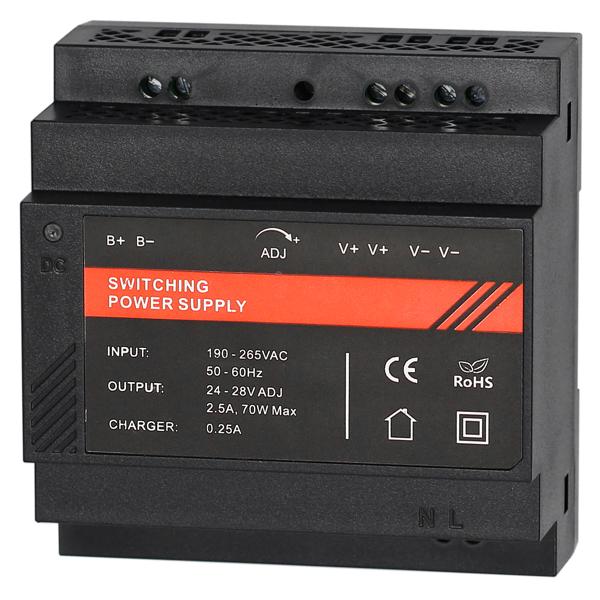 Б.б.п. 12 VDC/ 5 A; 220 VAC, крепление на DIN-рейку Smartec ST-PS105BDL-BK