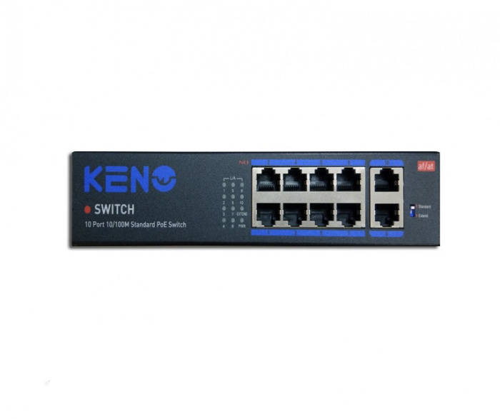 Коммутатор KENO KN-SW802POE+