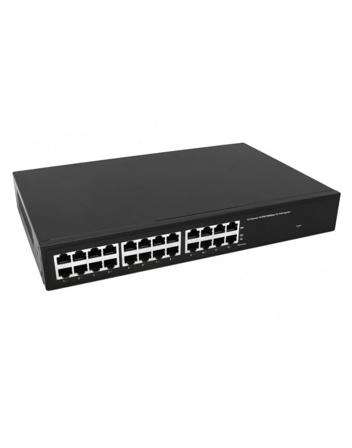 PoE-инжектор Gigabit Ethernet на 12 портов NST NS-PI-12G