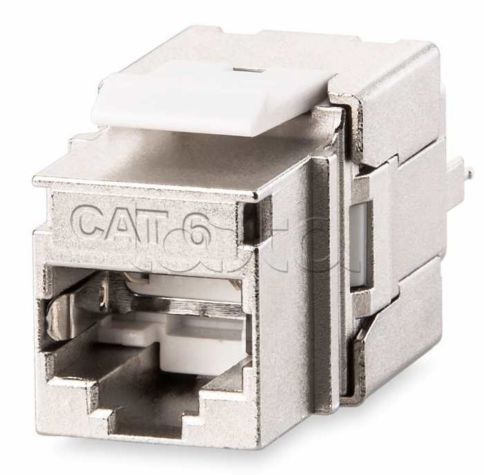 Розеточный модуль типа Keystone экран. Cat.6, RJ45/110, T568A/B, серия MT AESP KJS458MT-C6C