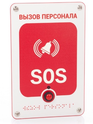 Проводная влагозащищенная кнопка вызова Getcall GC-0423W6