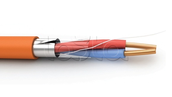 Кабель огнестойкий, экранированный, групповой прокладки, для систем противопожарной защиты КПСЭнг(А)-FRHF 1x2x0.75 Спецкабель 200 м (200 м)