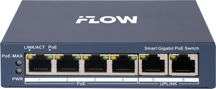 Коммутатор с PoE iFlow F-SW-EM606POE-VM