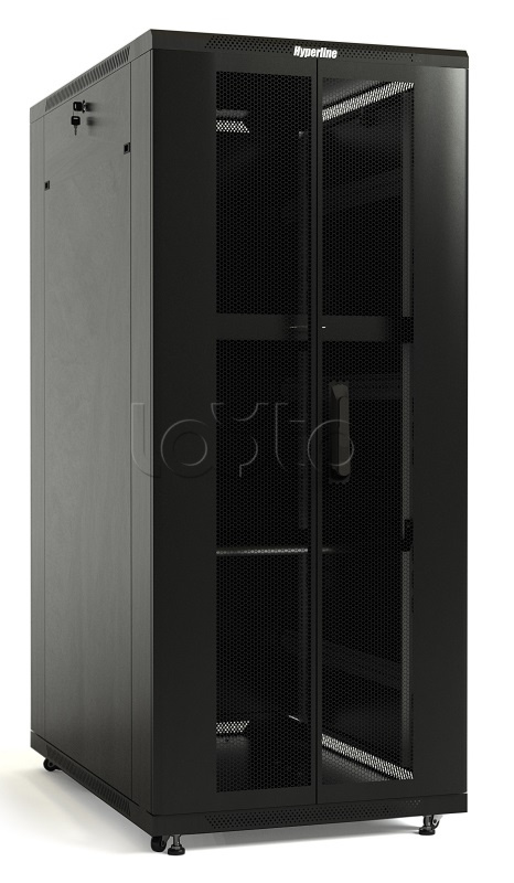 Шкаф нап. 32U Hyperline TTB-3268-DD-RAL9004