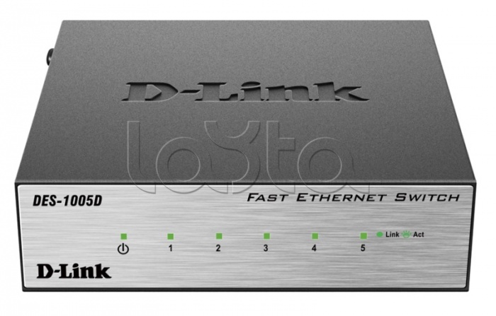 Коммутатор 5-портовый D-Link DES-1005D/O2B