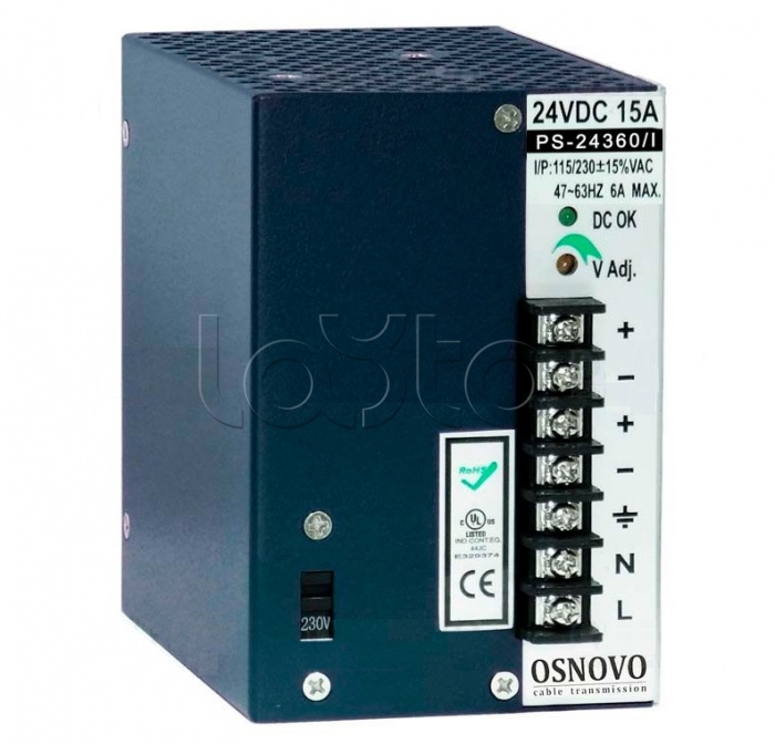 Блок питания промышленный OSNOVO PS-24360/I