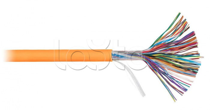 LAN U/UTP 50x2x24AWG (0,50мм) Кат.5 (Класс D) полимерн мат. нг(А)-HF оранж. NIKOMAX (NMC 2110C-50-OR-M-A001)