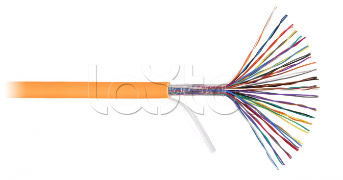 LAN U/UTP 25x2x24AWG (0,50мм) Кат.5 (Класс D) полимерн мат. нг(А)-HF оранж. NIKOMAX (NMC 2115C-25-OR-M-A001)