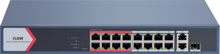 Коммутатор с PoE iFlow F-SW-EM418POE-VM/L