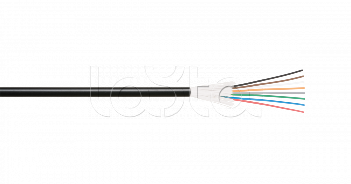 Кабель ВО 12 волокон, одномодовый 9/125мкм, стандарта G.652.D & G.657.A1 NIKOMAX (NMF-9IS-012A1C-BK)