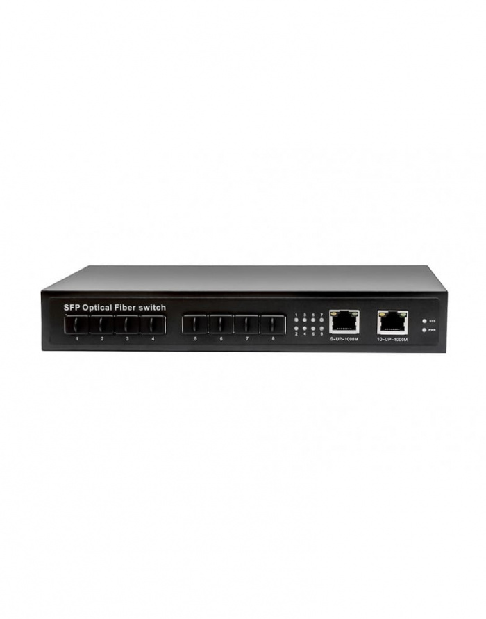 Коммутатор Gigabit Ethernet на 8 SFP + 2 RJ45 портов NST NS-SW-8GX2G