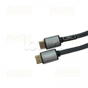 Кабель для передачи сигналов HDMI 2.0 LAZSO WH-111(1m)-B