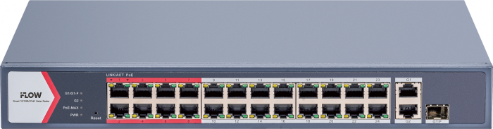 Коммутатор с PoE iFlow F-SW-EM426POE-VM/L