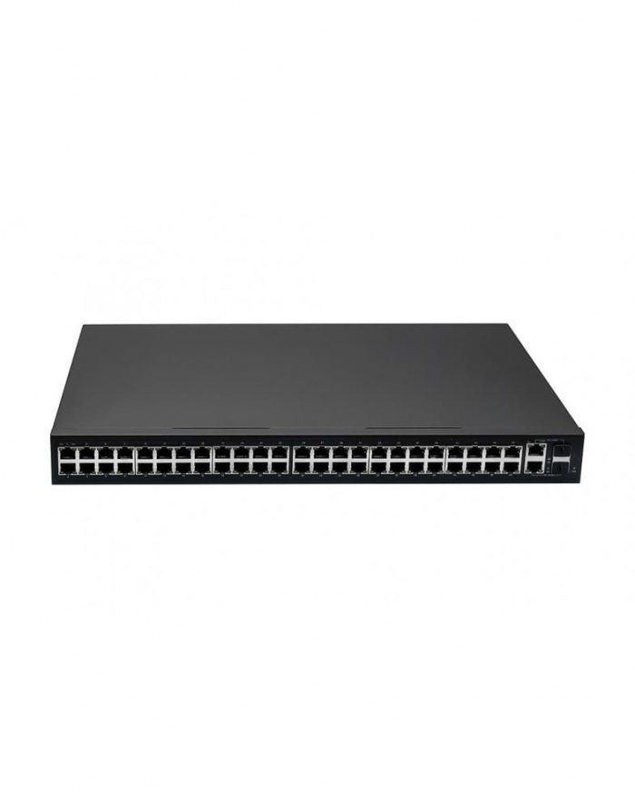 PoE коммутатор Fast Ethernet на 48 x  RJ45 + 2 x  GE Combo uplink портов NST NS-SW-48F2G-P