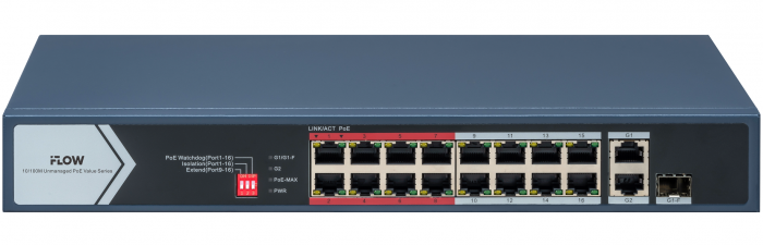 Коммутатор с PoE iFlow F-SW-EU418POE-V/L